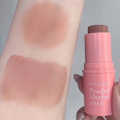 Matte Cream Blush Stick Set 3pcs Multifunctional — Waterproof Non-Greasy Brightening Formula, Blendable Color for Cheeks Lips & Eyes, Long-Lasting Travel-Friendly Daily Face Makeup for Women