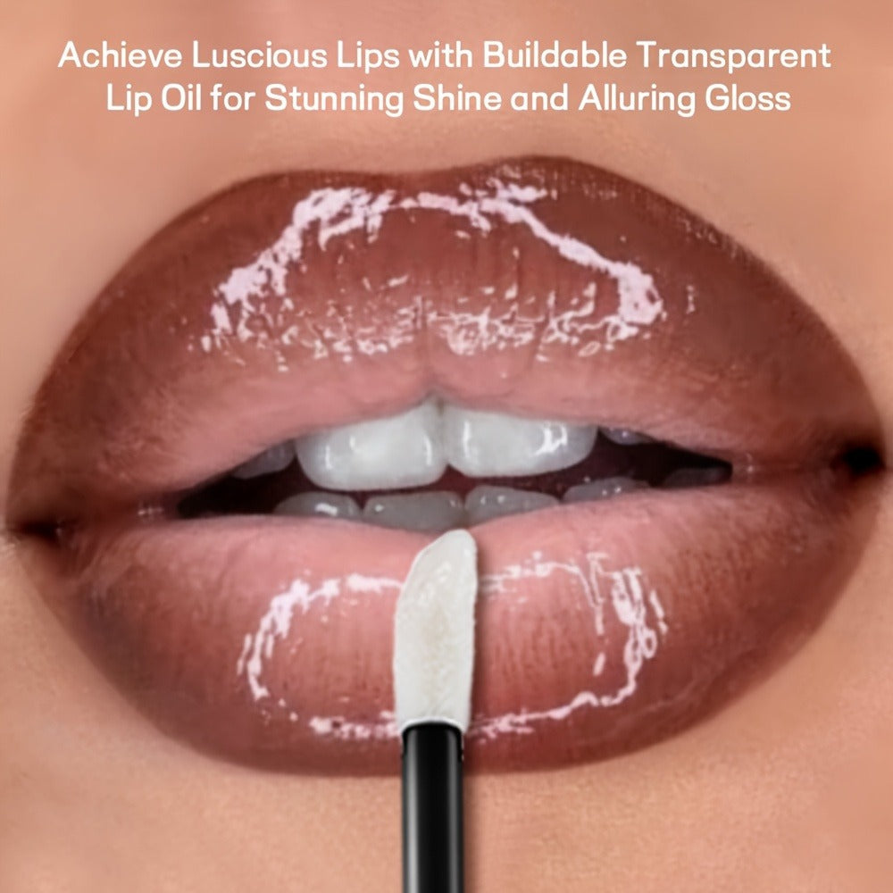 Two-in-One Lip Liner and Lip Oil Duo with Precision Pencil Tip and Gloss Finish for Everyday Makeup