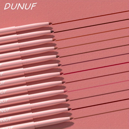 Twelve-Piece Lip Liner and Lip Color Pencil Set with Nude-to-Bold Visible Shades in the 12 Colors Option