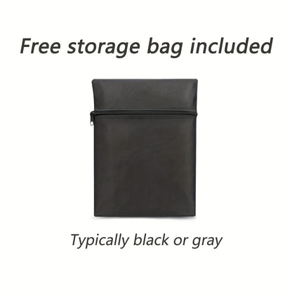 Deck Box Cover with Displayed 58 x 28 x 24-Inch Size, Black Rectangular Form and Double Zipper Opening