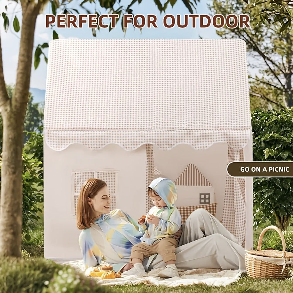 Kids Play Tent Princess Castle Indoor Outdoor Playhouse for Girls Boys Large Toddler Play Tent with Storage Bag Birthday Christmas Gift Toy
