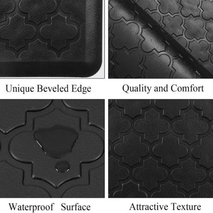 Anti-Fatigue Kitchen Mat Non-Slip Cushioned Standing Mat for Kitchen, Standing Desk, Sink & Laundry Room – Multiple Sizes & Colors