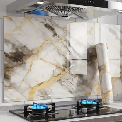 Marble-Look Peel-and-Stick Wall Covering in Four Patterns and Two Roll Lengths, 15.75 Inches Wide