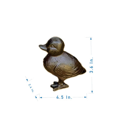 Cast Iron Mother Duck and Duckling Garden Statues in Four Outdoor Lawn Ornament Configurations