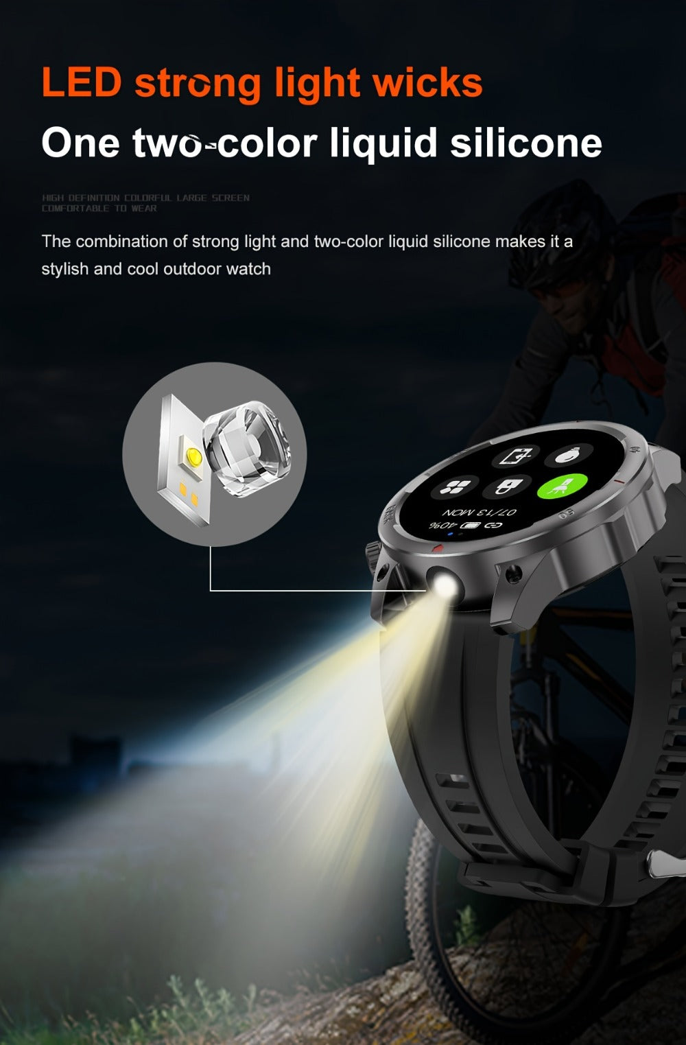 GPS NFC Smartwatch for Men – AI Voice Calling, 360×360 HD Screen, Built-in Compass, Motion Trajectory, Heart Rate Sleep Fitness Tracker – Outdoor Sports Watch Black Silver Steel