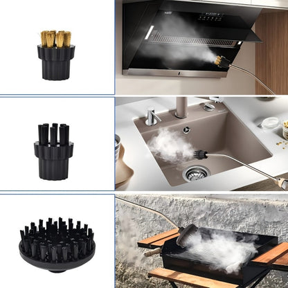 Handheld Steam Cleaner 2500W High Pressure for Home Kitchen Grease Sofa Air Conditioner Washing Machine Floor Tile Bathroom