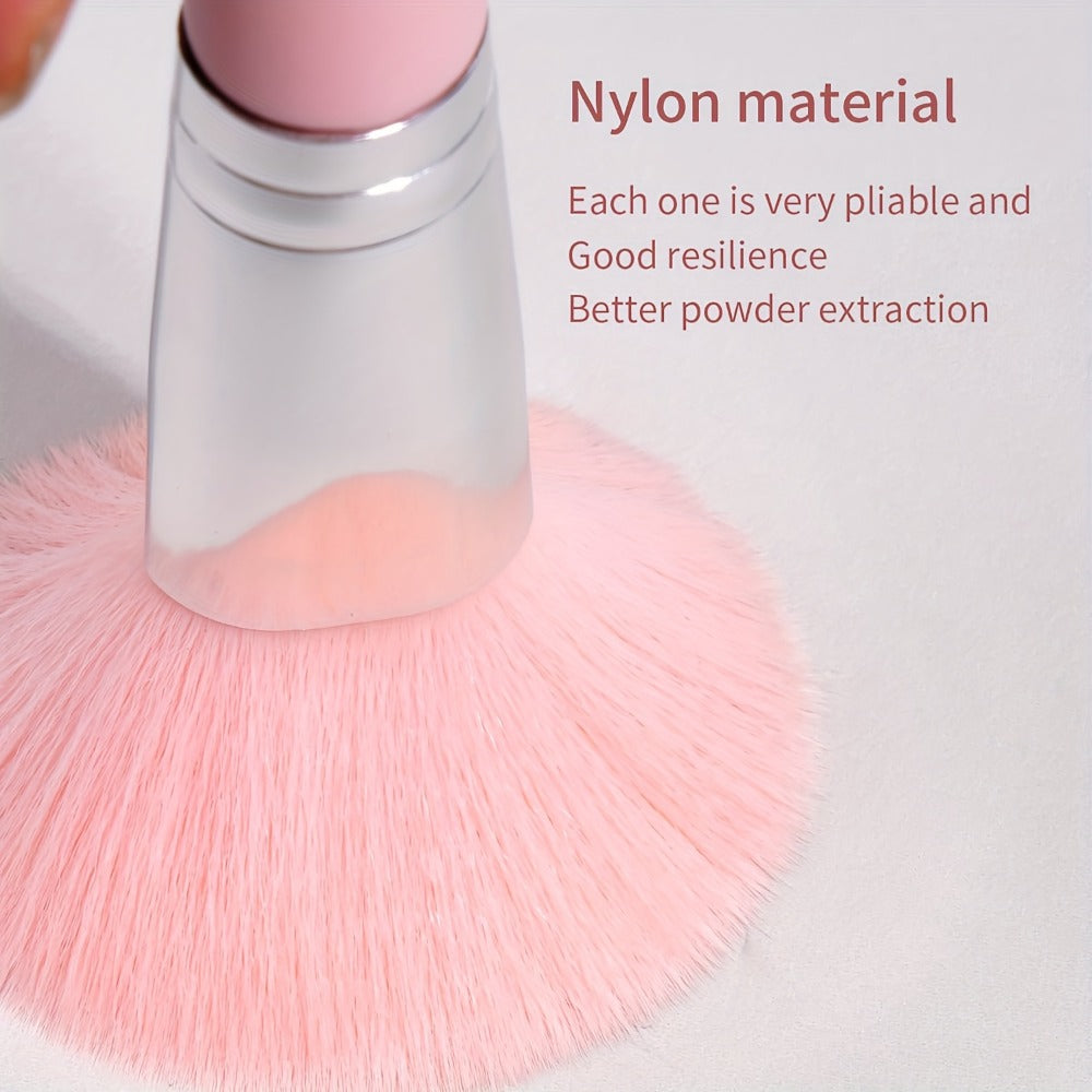 Makeup Brush Set, 46-Piece Nylon Bristle and ABS Handle Kit with Triangle Puff, Foundation Puff and Face-Eye Tools