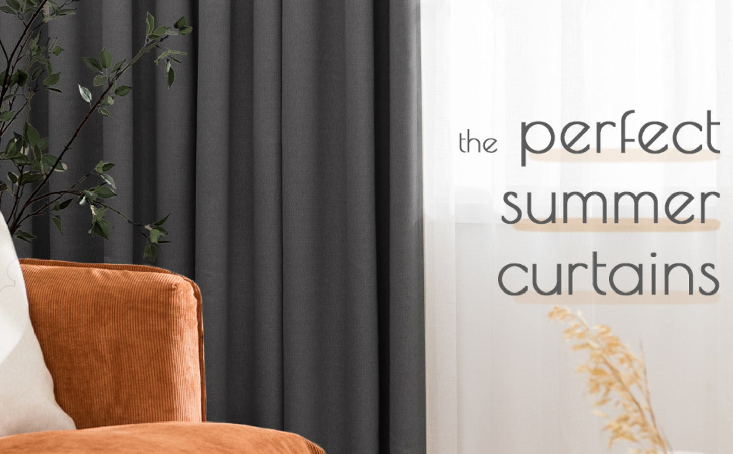 Two-Panel Solid Window Curtain Set with Rod-Pocket Top, 40 x 95-Inch Size and Two Color Options