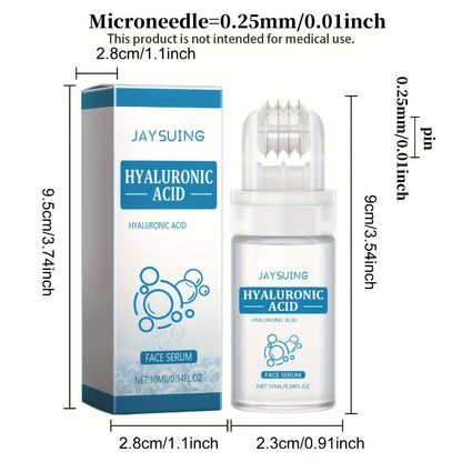 Hyaluronic Acid Collagen Elastin Micro Infusion Facial Serum 0.25mm - Microneedle Serum for Bath Time, Home Spa and Personal Care