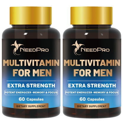 Dietary Supplement Men’s Multivitamin Capsules with Vitamins A, C, D, B6, B12, Zinc, Biotin and Folate