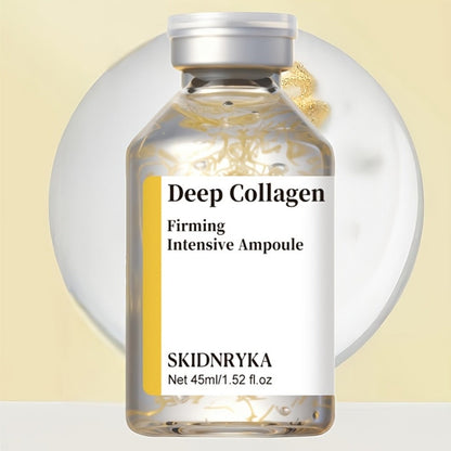 Face Serum SKINDRYKA Collagen, Hyaluronic Acid and Niacinamide in a 1.52oz Glass Dropper Bottle