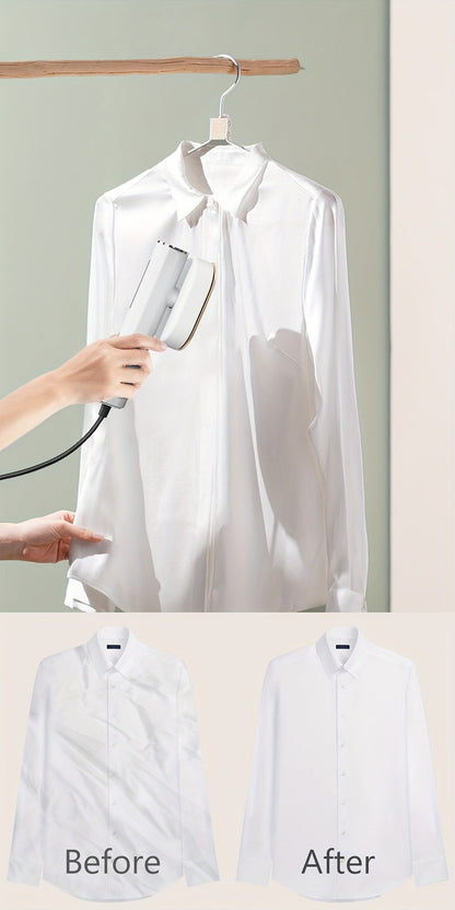 Handheld 1200W Steam Iron with 90-Degree Rotating Head in White or Aurora Purple, Plus Pictured Accessories