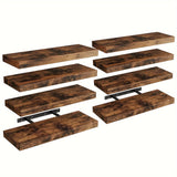 8pcs-Rustic Brown
