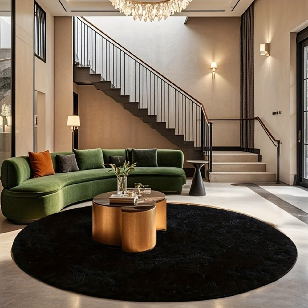 Area Rug Faux-Fur Tufted Collection at 650 g/m² with 22 Colors and Ten Retained Size Listings