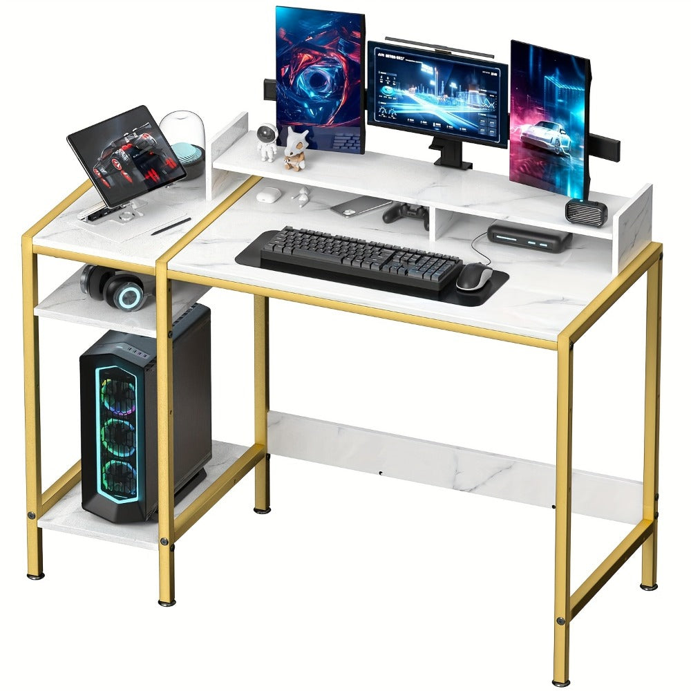 39-Inch Computer Desk, Writing and Study Desk for Home Office detail image - detail view 3