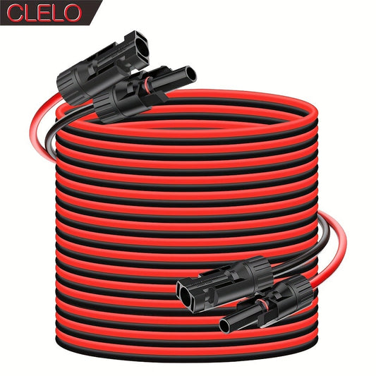 Solar Panel Extension Cable 14AWG – Tinned Copper MC4 Connector Wire for RV, Camper & Off-Grid Solar Systems | 30FT or 40FT