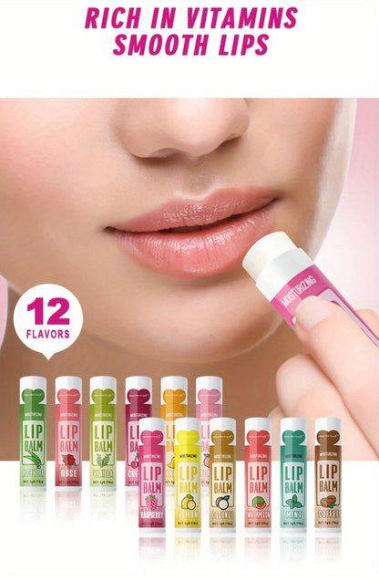 Shea Butter-Labeled Hand Cream and Lip Balm Gift Set with Vitamin E-Labeled Skin Care Formula