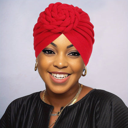 Five-Piece Braided Turban Headband Assortment in the Protected Mixed-Color Checkout Set for Styling