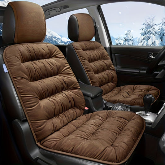 Memory Foam Car Seat Cushion with Storage Bag, Anti-Slip Rubber Bottom Driver Seat Backrest Pad, Single Seat Vest-Style Comfort Cushion for Car, Available in Red Beige Black