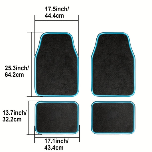 LED Car Floor Mats with RGB Strip Light & App Control – Anti-Slip Universal Fit Interior Ambient Lighting for SUV Truck Sedan Jeep, Soft Mat & PU Leather Options, Car Interior Decor Upgrade