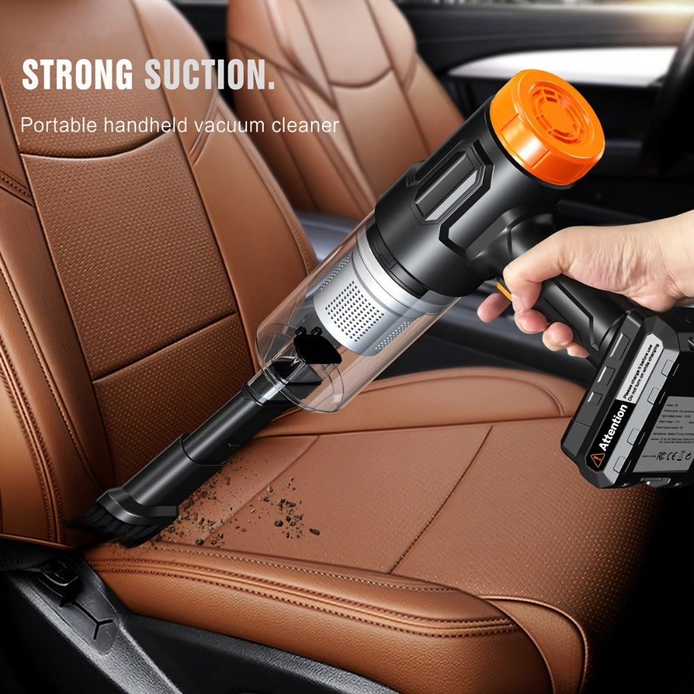 Model 701 Cordless Car Vacuum Cleaner with 5KPa Source Rating, 2000mAh Label, Six Trim Options and Nozzle Set