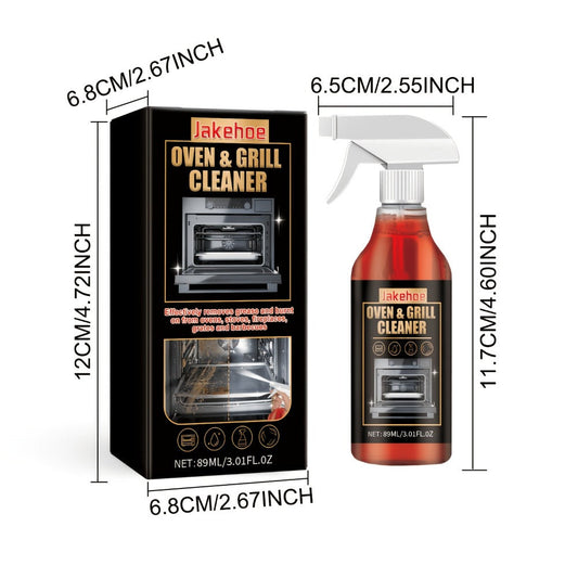 Oven Cleaner Foam Spray 3-Pack Heavy Duty Stove & Grill Degreaser Removes Stubborn Baked-On Grease Stains Gentle Formula Safe for Ovens Stoves Grills