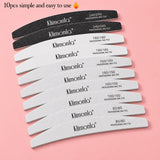 Half Moon Professional Rolled Strips Mixed-10pcs