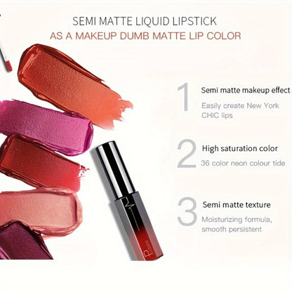 Matte Liquid Lipstick Velvet Finish 24H Waterproof Anti-Smudge – High Pigment Cup-Proof Long-Lasting Lip Glaze 20+ Bold Shades for All Skin Tones Women Pudaier