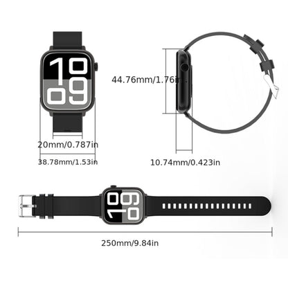 IP68 Waterproof Swimming Smartwatch Bluetooth Calling HD Display Music Control Sleep Health Monitor Long Battery Multi-Sport Modes iOS Android Compatible – Jet Black Blush Pink Silver Round