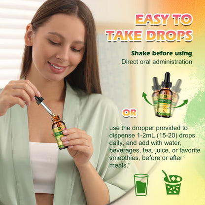 [8-IN-1 Soursop Drops] 1/3 Bottles 8-IN-1 Soursop Liquid Drops, Graviola Leaf & Fruit Complex Supplement With Sea Moss,Black Seed Oil,Elderberry,Burdock Root,Tumeric, Gluten-Free,Serene Herbs Soursop Bitters,Serene Soursop For Daily Health & Wellness