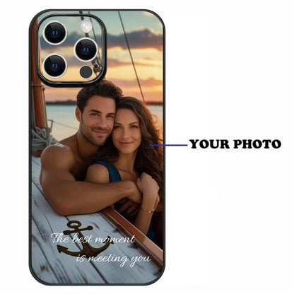 Personalized Photo iPhone Case Custom Design Minimalist Durable Cover for iPhone 17 16 15 14 13 12 11 Pro Max Plus – Unique Gift for Birthdays Anniversaries Valentine's Day Christmas