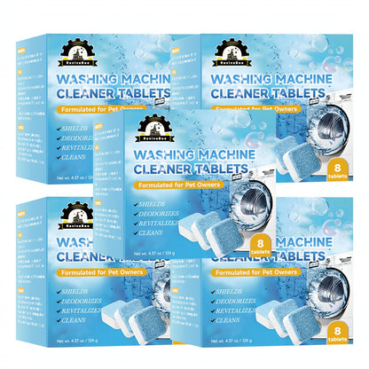 Washing Machine Cleaner, Tablets Deep Cleaning Descaler for HE Front Loader Top Load Washer for Entryways