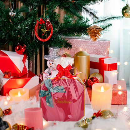 Fifty-Pack Clear Cellophane Gift Basket Bags, 18 x 30 Inch Large Transparent Wrapping Sleeves