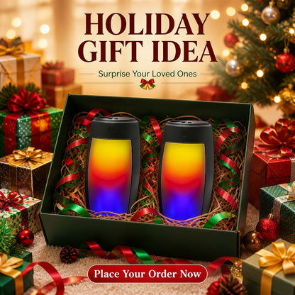 Portable Bluetooth Speaker Triangular Rechargeable Model with Subwoofer and Six Retained Pack Options