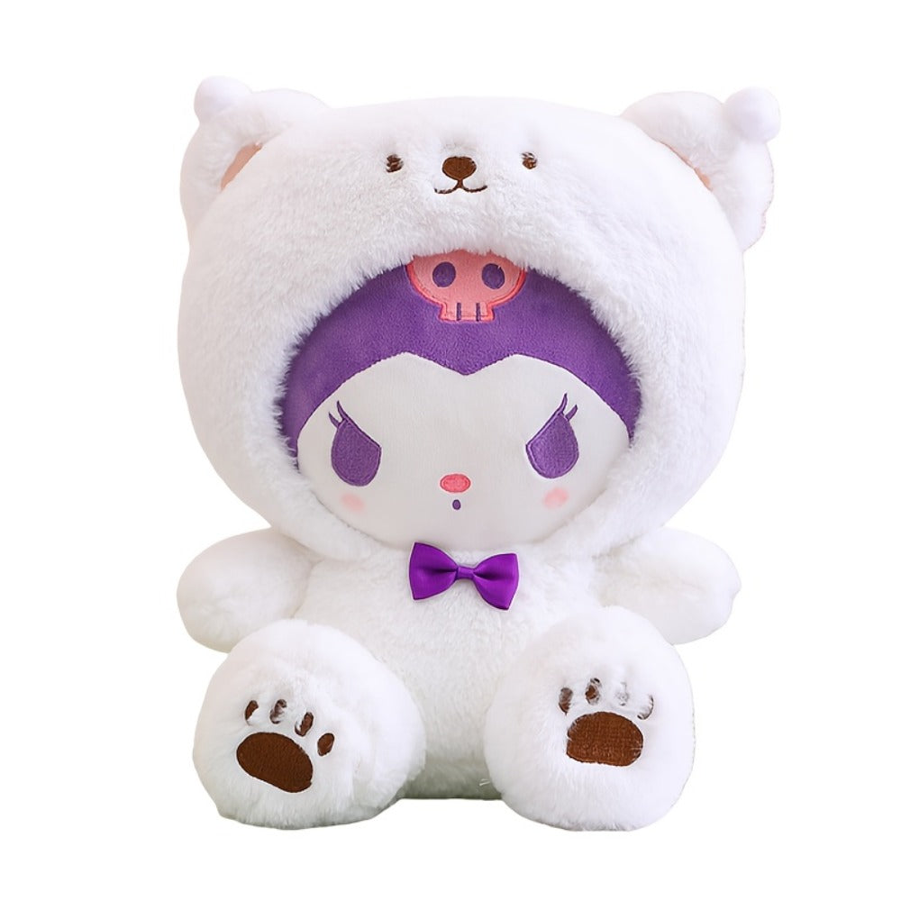 Plush Toy – Big-Eared Puppy Character Doll in White, Blue Jade or Pudding Color Styles for Collecting