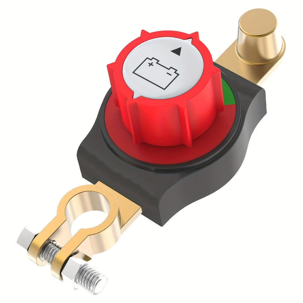 Battery Disconnect Switch 1000A Heavy Duty Manual Lever On/Off Negative Cut-Off with Screw Terminals for Car Truck Boat RV Marine - Corrosion Resistant