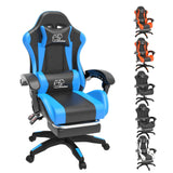 BLUE&BLACK WITH FOOTREST