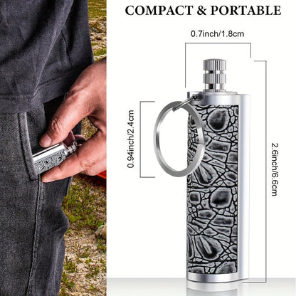 Permanent Match Fire Starter Set 4pcs, 10000-Strike Flint Metal Match Lighter with Keychain, Emergency Survival Fire Starter Kit for Outdoor Camping Hiking Backpacking, No Fuel No Battery Required