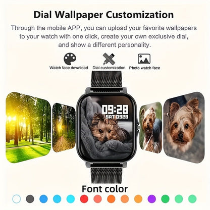 Smartwatch – Bluetooth Calling with 1.83" Full Touch Screen, Multiple Sport Modes, Music Control & Sedentary Reminder – Fitness Tracker…