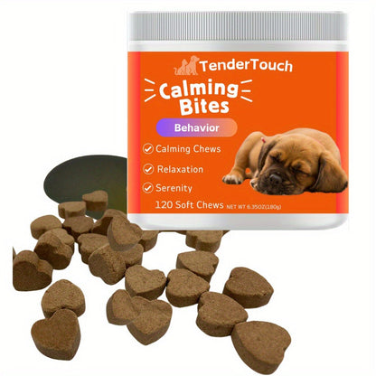 Dog Soft Chew Supplement with Poria Cocos, Codonopsis and Anemarrhenae, 120 Count in a 200 g Jar