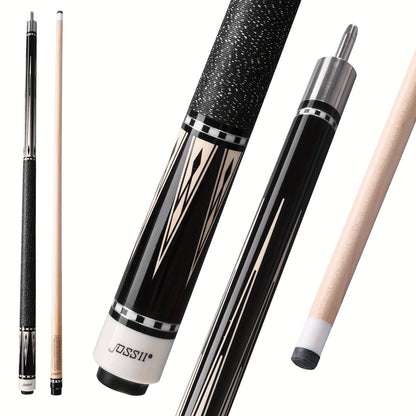 58-Inch Canadian Maple Pool Cue with 12.5mm Tip, Irish-Linen Wrap and Five SA-Series Design Codes