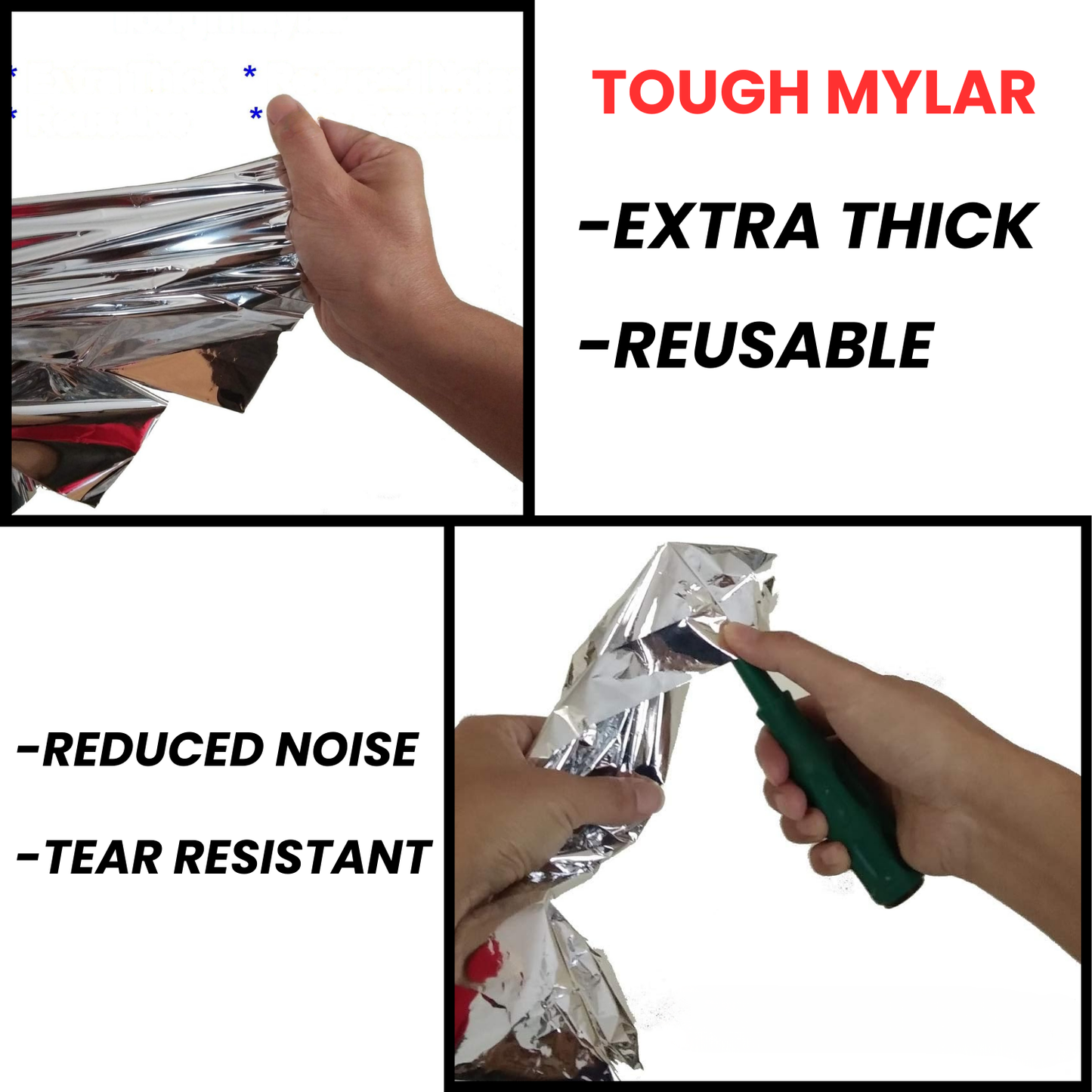 Emergency Mylar Bivy Sleeping Bag in Single-Sack Checkout Configuration for Camping and Preparedness