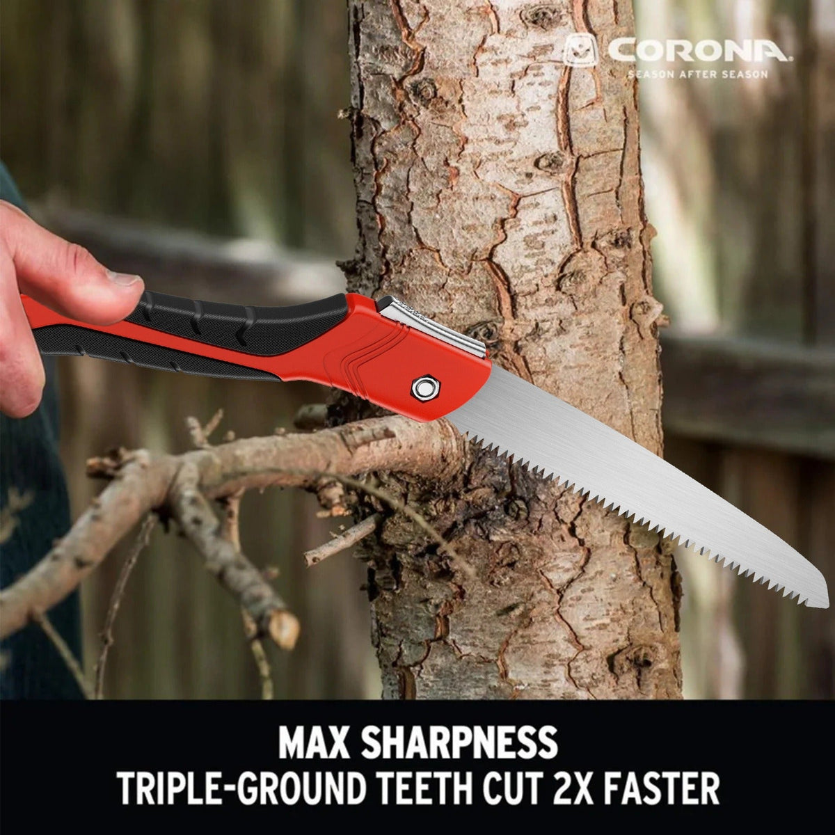Folding Saw Portable Pruning 7-Inch SK5 Blade Collapsible Manual Wood Cutting Saw for Camping, Survival