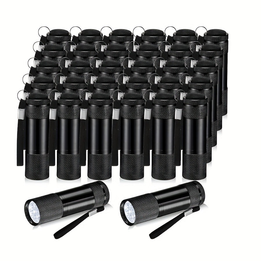 Bulk Flashlight Gift Set 32pcs – Mini Aluminum Handheld LED Torch with Lanyard for Boys & Girls, Small Flashlights for Christmas, Halloween, Thanksgiving, Birthday, Night Reading, Emergency & Camping (Batteries Not Included)