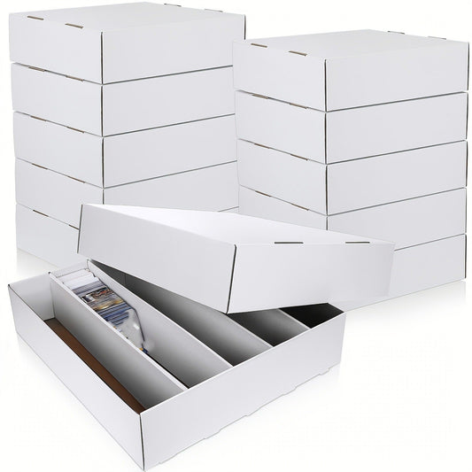 Trading Card Storage Box 20 Pack Cardboard 7x3.7x2.8 Inch Baseball Card Storage Boxes Collectible Cases for Sports Cards Gaming Cards TCG MTG Pokemon Card Collecting Holder Supplies Upgraded Version