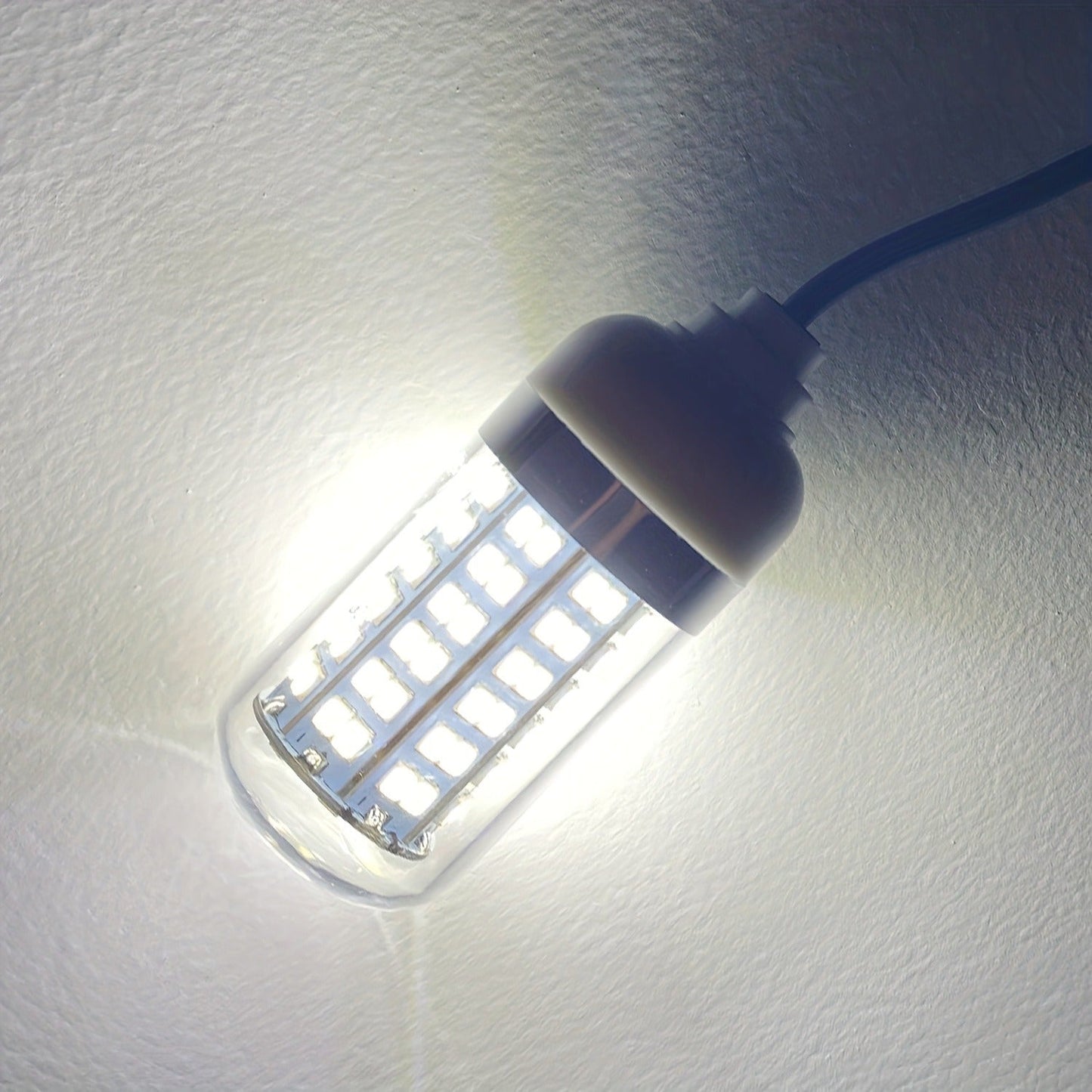 108-LED Underwater Fishing Light with USB Connector, 16.4-Foot Cable and Green or White Options