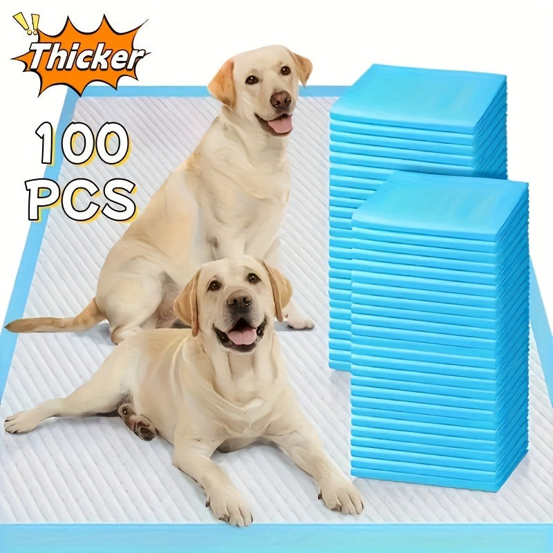 Disposable Pet Training Pads in 34 x 28 or 23.62-Inch Sizes with Four Pack Count Options Available