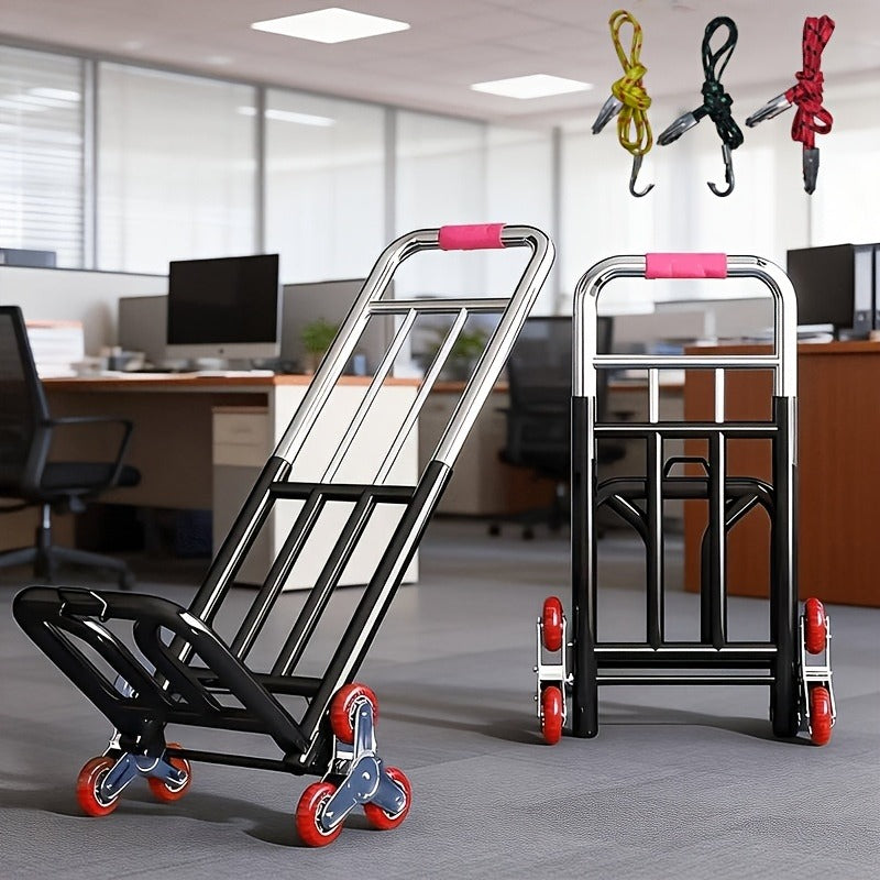Folding Stair-Climbing Hand Truck with 220, 450 or 680 lb Model Labels and Three Frame Configurations