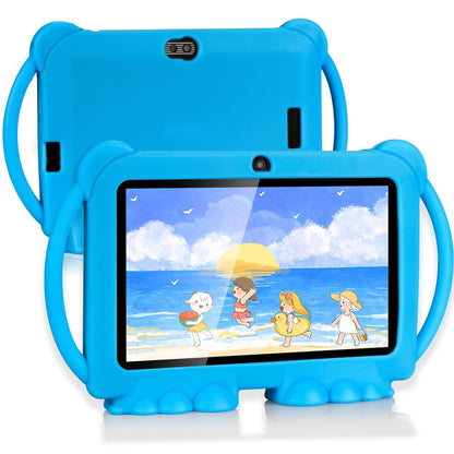 Kids Tablet 7 Inch with Android 14, 2GB RAM, 32GB Built-In Storage, Dual Cameras and Protective Case