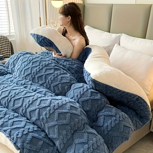 Taffeta Comforter All Season – Soft, Thick & Warm Quilt for Bedroom, Guest Room & Hotel | Machine Washable | Twin Full Queen King